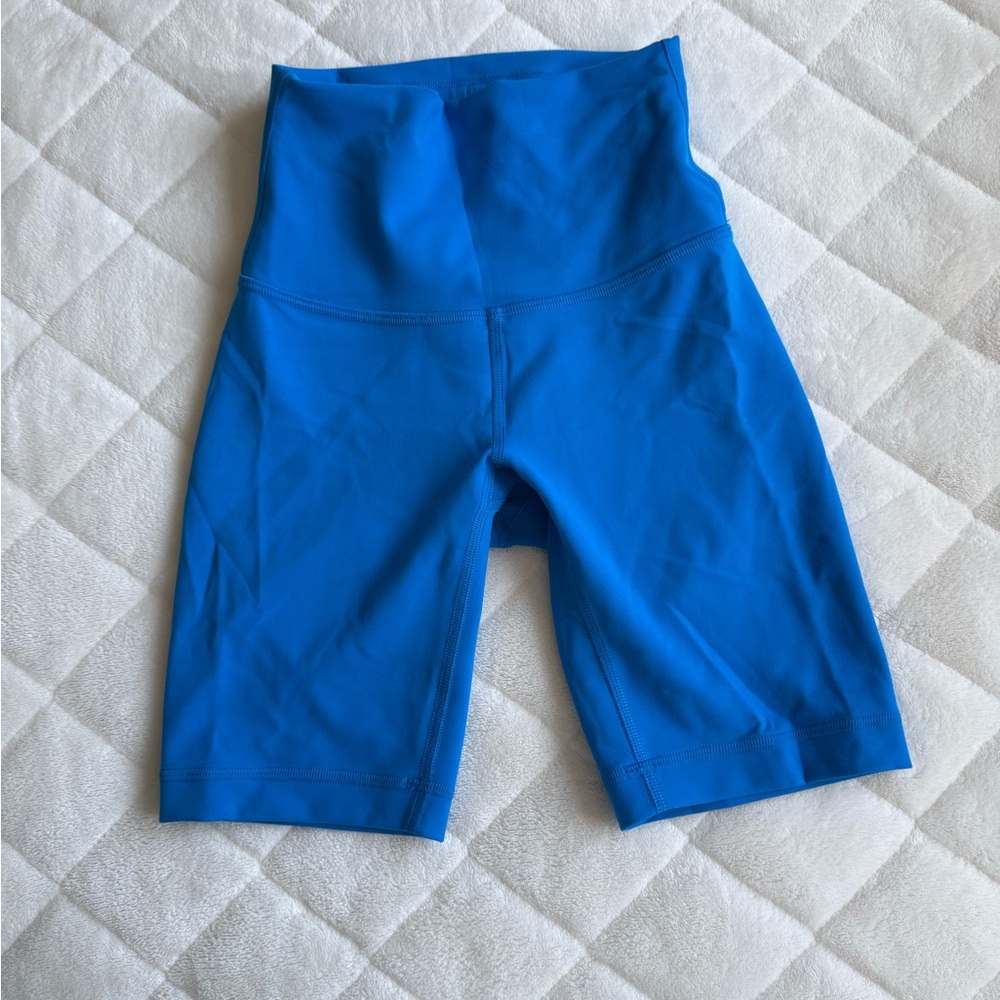 Lululemon Poolside Blue Biker Shorts